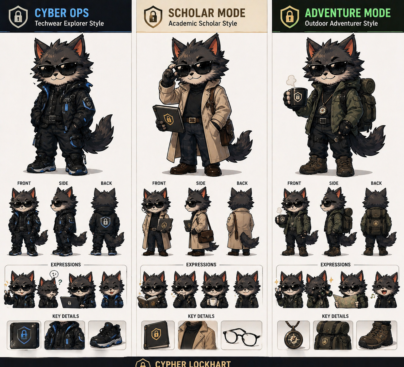 Cypher Cat — Cyber Ops, Scholar, Adventure