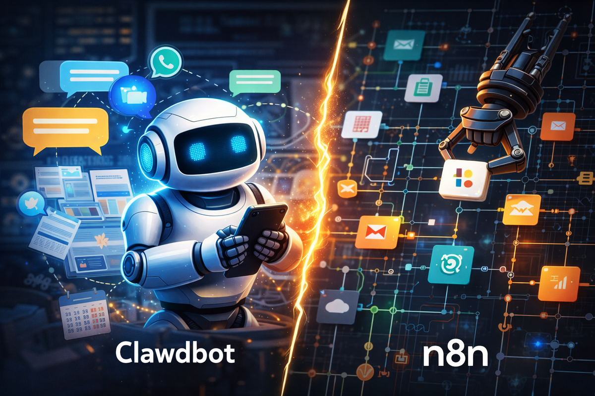 Clawdbot vs n8n：別再用「XX已死」製造知識焦慮