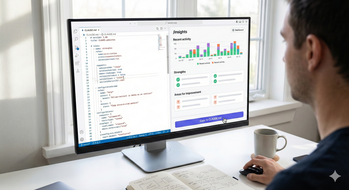 Claude Code 的 /insights：真正有用的不是建議，而是把你用工具的習慣照出來