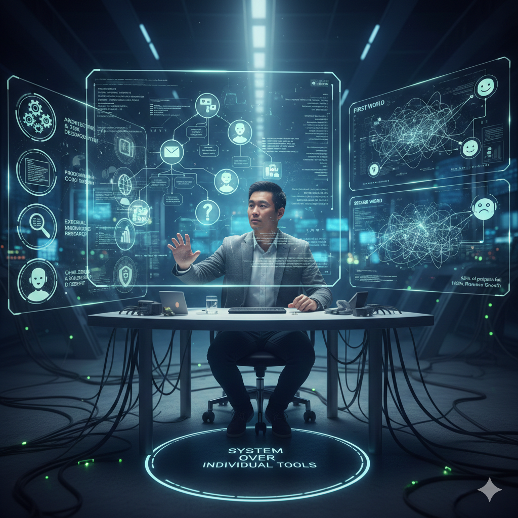 AI 協作不是用工具，是建系統：為什麼 95% 的人用錯了方法