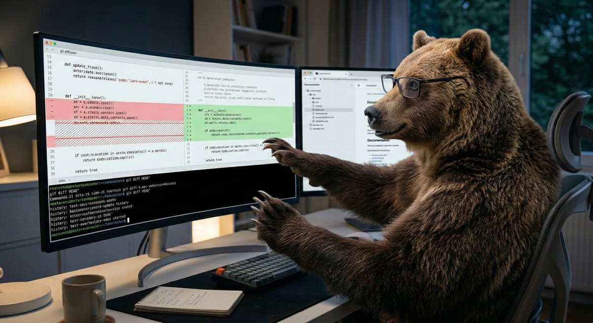 AI 產碼的品質把關，答案一直在 git diff 裡