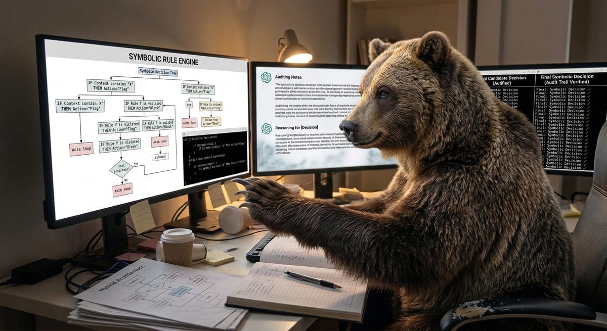 LLM 只能是驗證者，不能是決策者