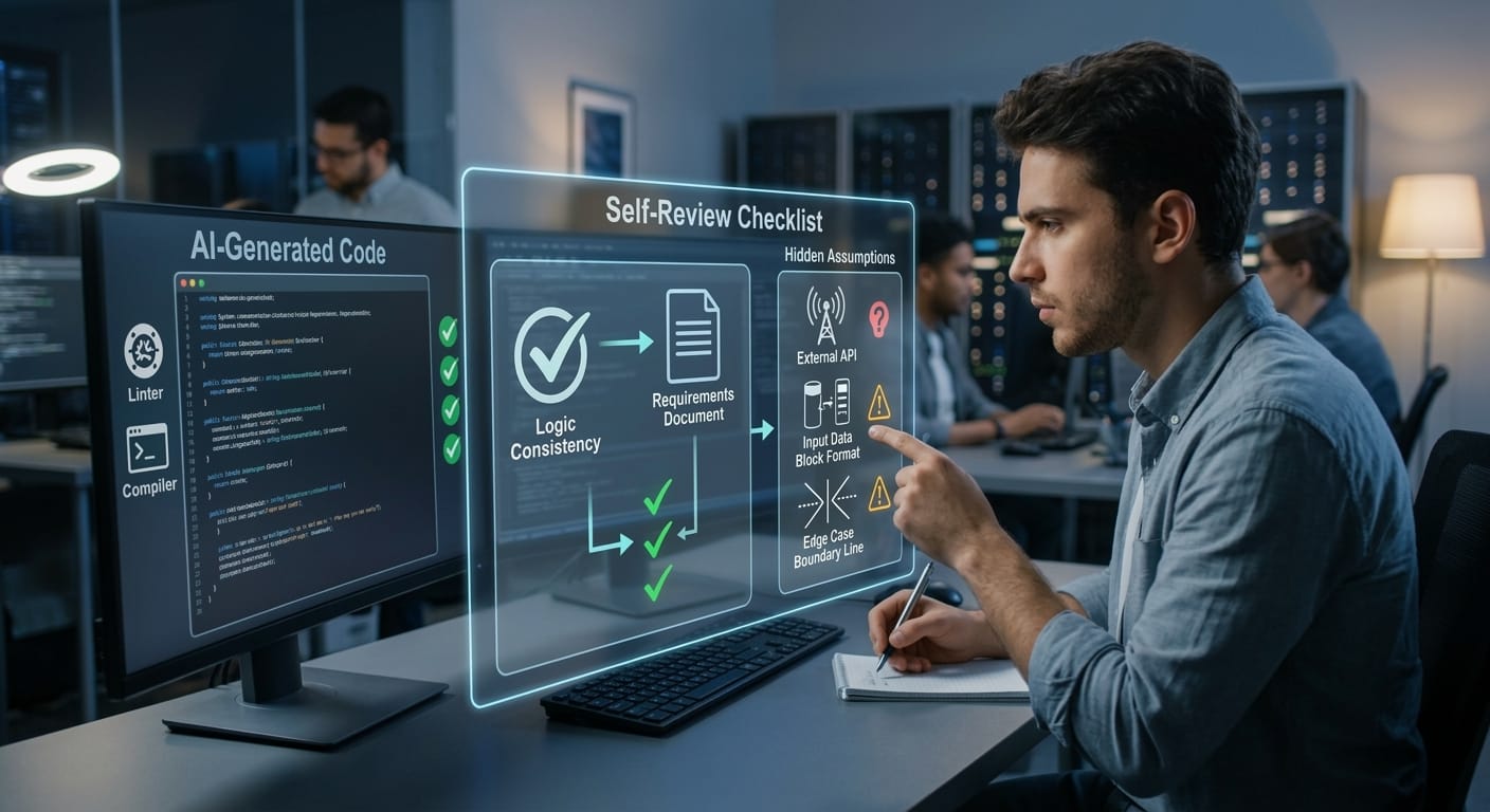 AI 生成程式碼的風險，不在模型，在缺乏自審