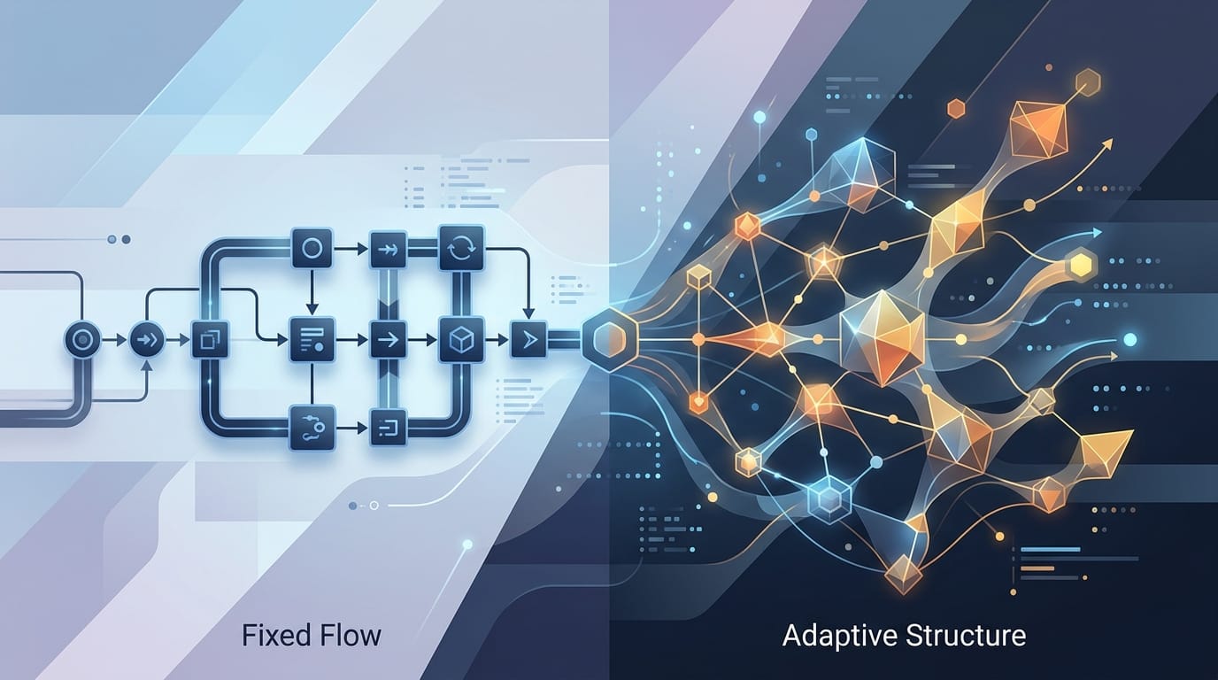 Agent 框架的演進方向：從固定流程到自適應結構