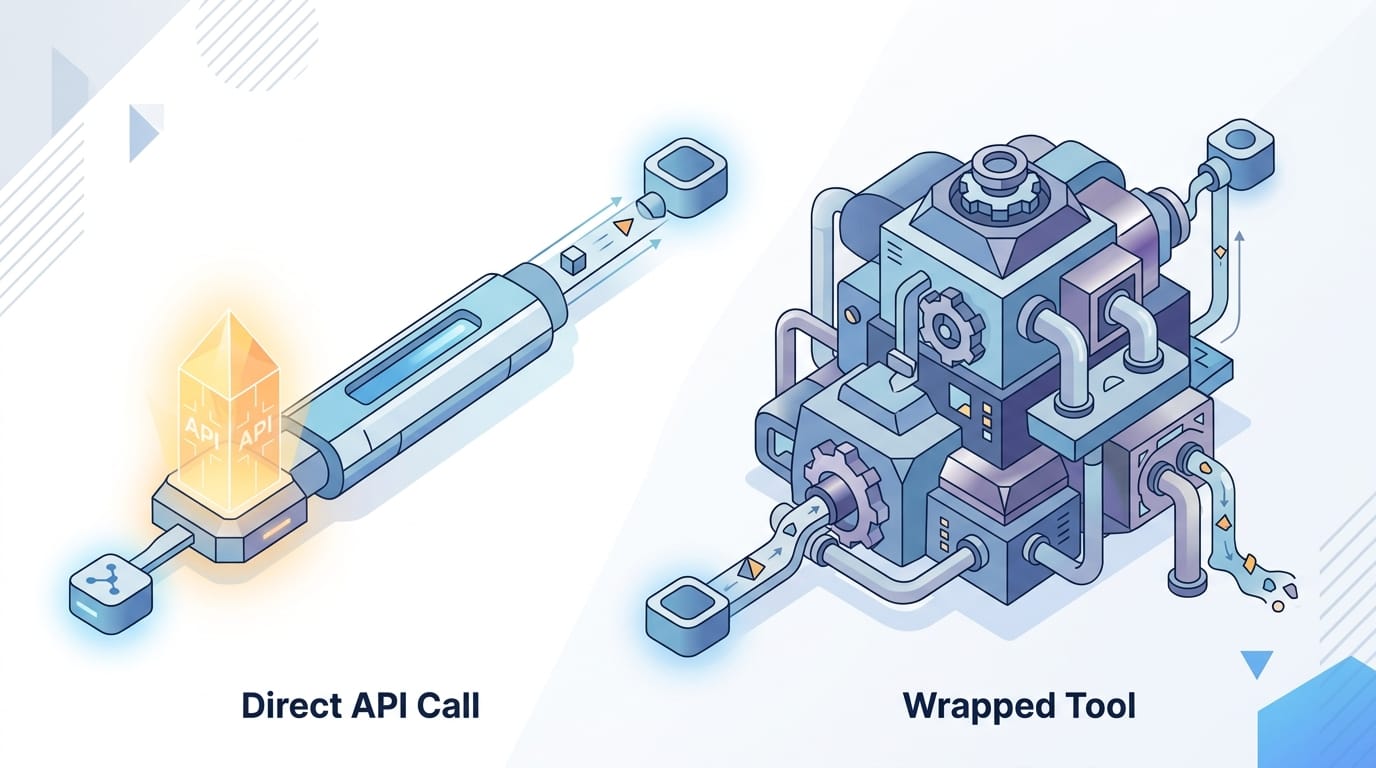 AI 直接調用 API 比包裝工具更划算
