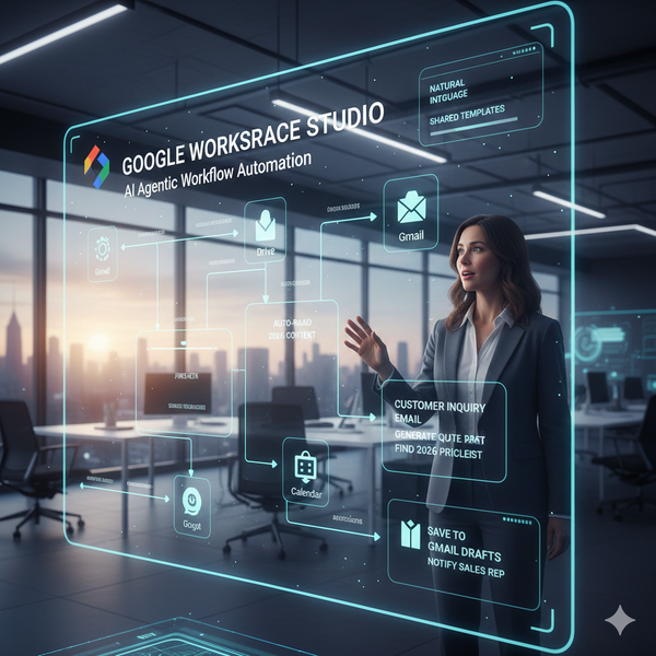 Google Workspace Studio 上線：AI 從內容生成走向流程執行