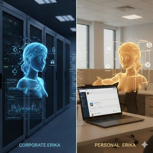 同一個 AI，兩種靈魂——企業限制如何扼殺 AI 助理的「人味」