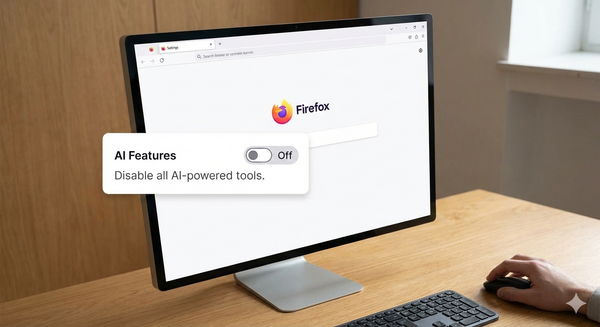 Firefox 148 的『AI 總開關』：真正的隱私感，是你可以一鍵拒絕