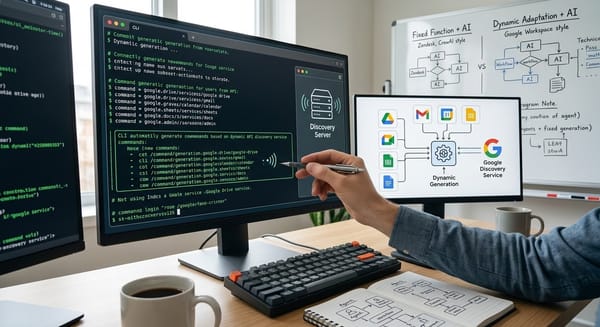 Google Workspace CLI 的真正價值不在自動化，在於動態適應