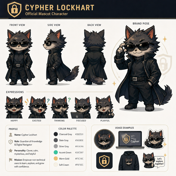 Introducing Cypher Cat — A Digital Navigator Mascot