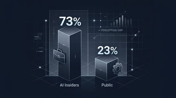 AI 圈內人 vs 大眾：50% 認知落差，會在組織裡變成什麼？（Stanford AI Index 2026）