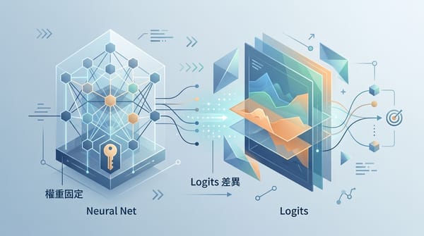 不改權重也能微調，logits 差異法的實用意義