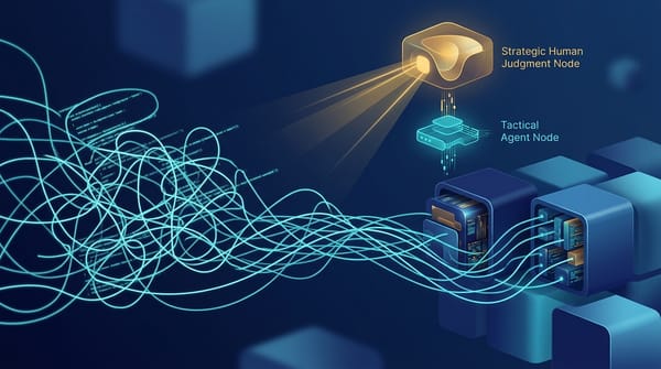 AI 加速軟體熵與深度模組重整程式碼庫的抽象示意