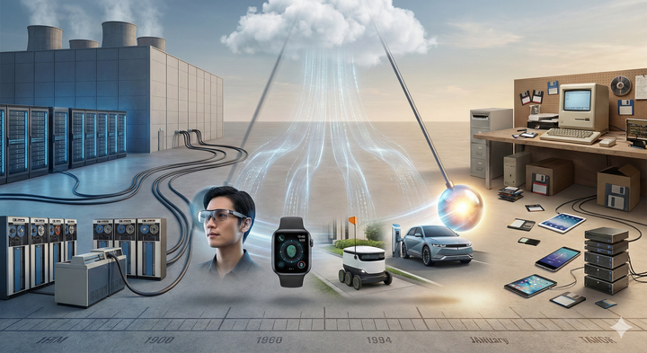 科技的鐘擺：為什麼運算總在「集中 ↔ 分散」之間來回？