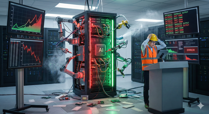 AI 失敗更像『工業意外』：比起目標錯亂，更麻煩的是一團亂