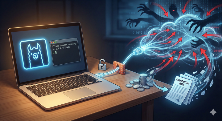 本機 LLM 不是本機：Ollama 公網曝露的風險