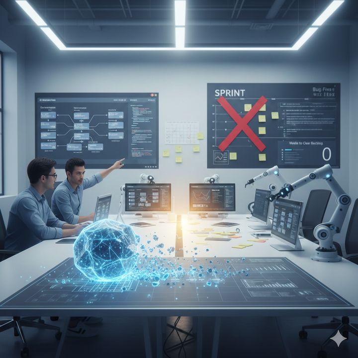 AI 把交付速度推到極限後，最先崩的是 Sprint