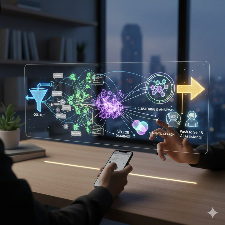 一個人的 AI 基礎設施：從書籤到知識文明